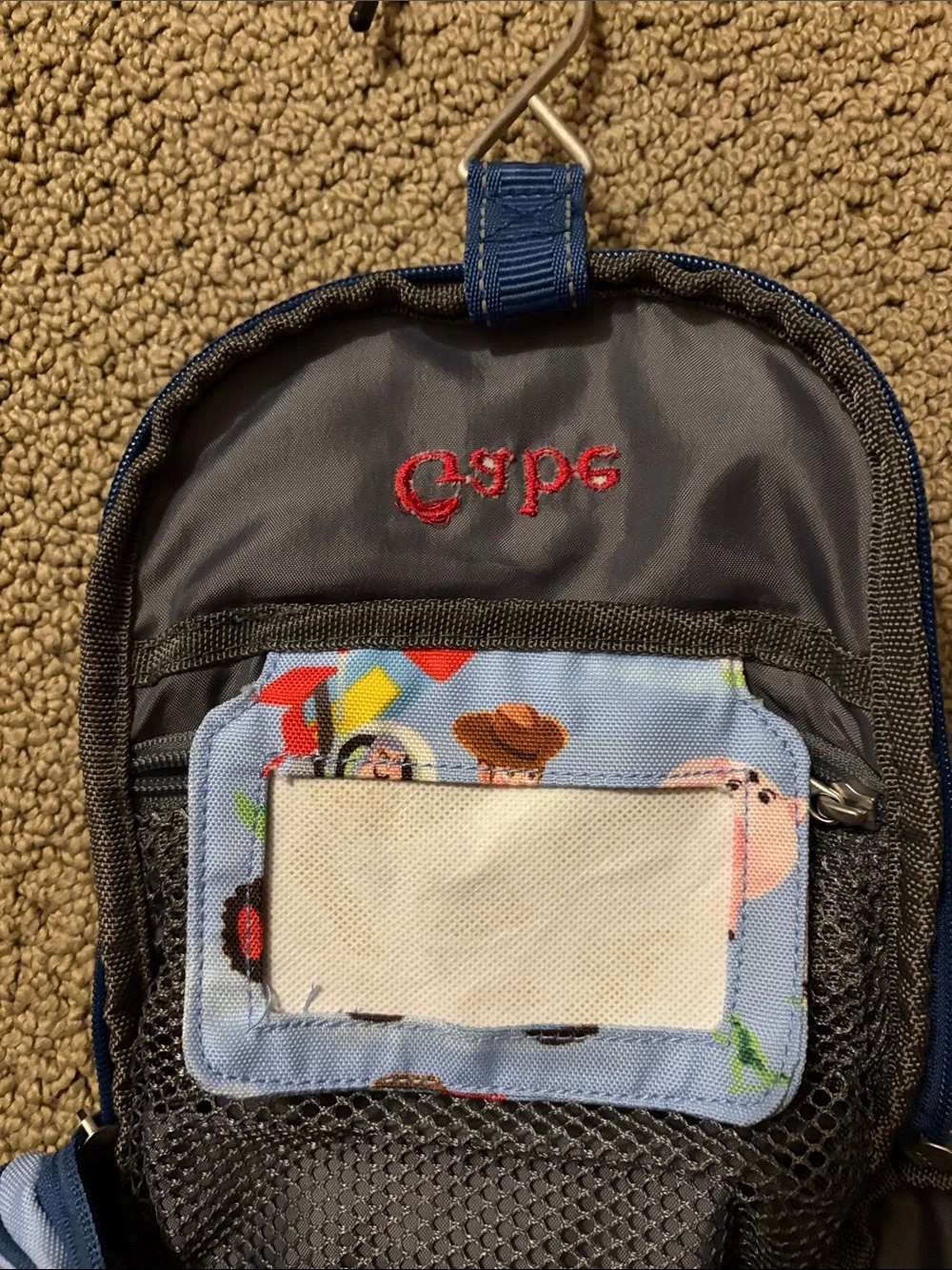 Pottery Barn Kids Toy Story Kids Hanging Toiletries Bag - Gabe